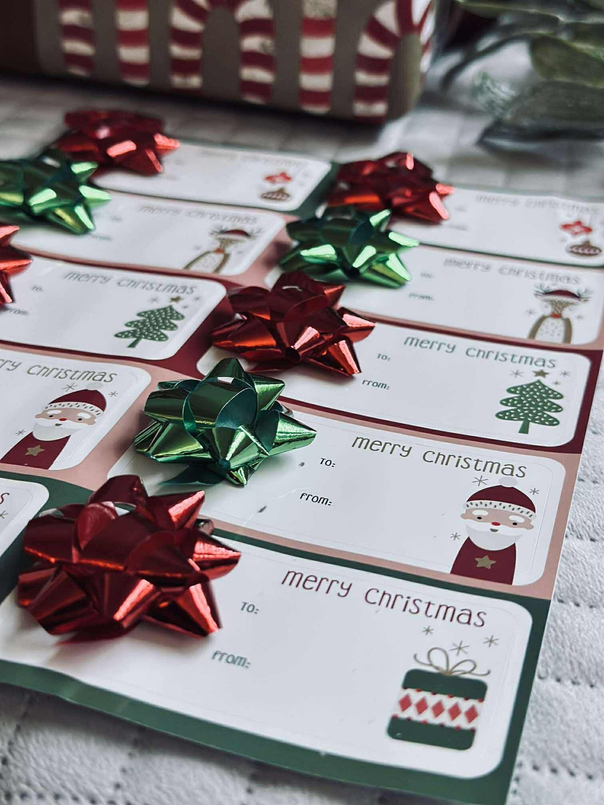 Cadeaulabels 10 stuks