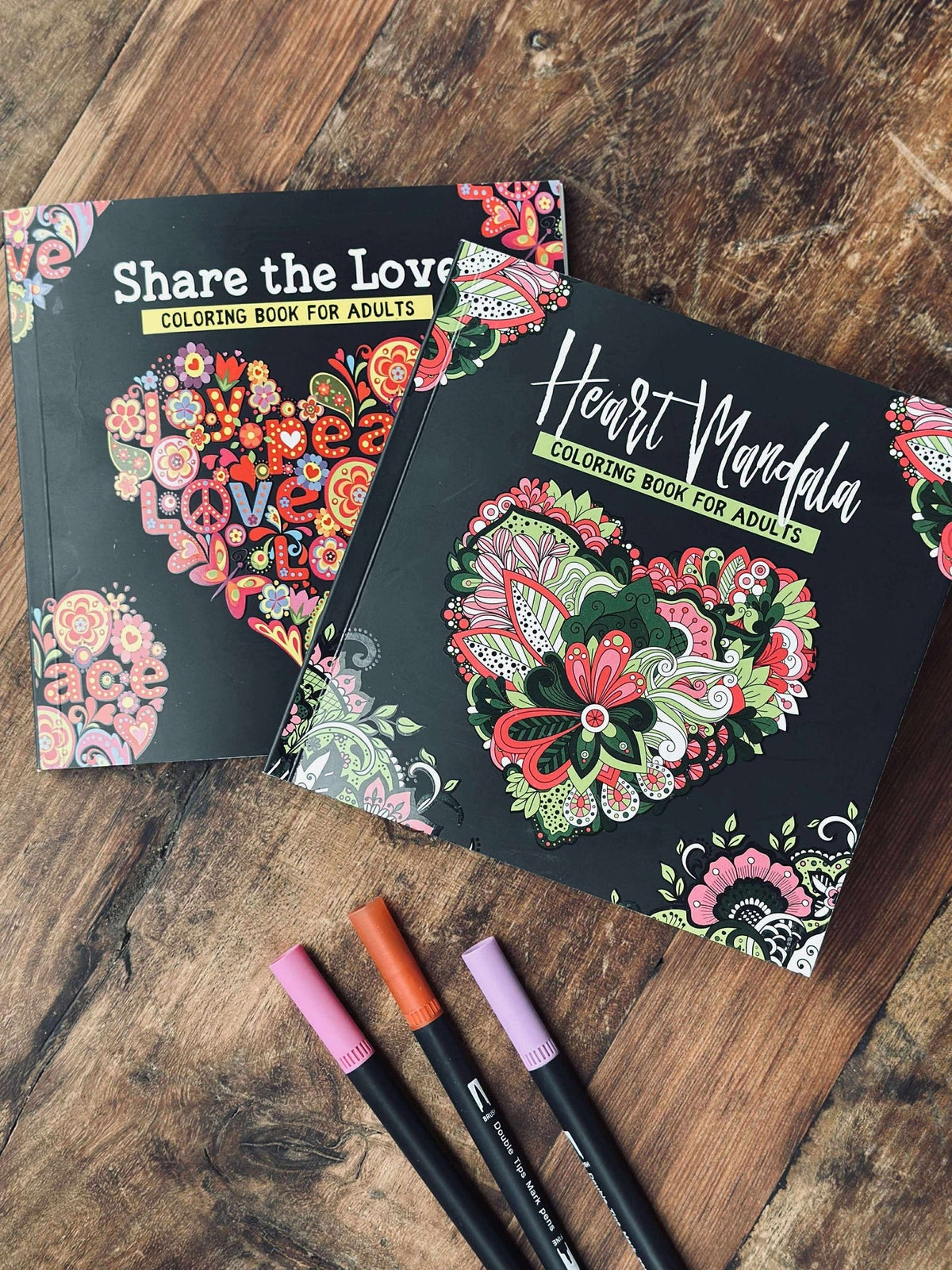 Kleurboek voor volwassenen - Harten Mix