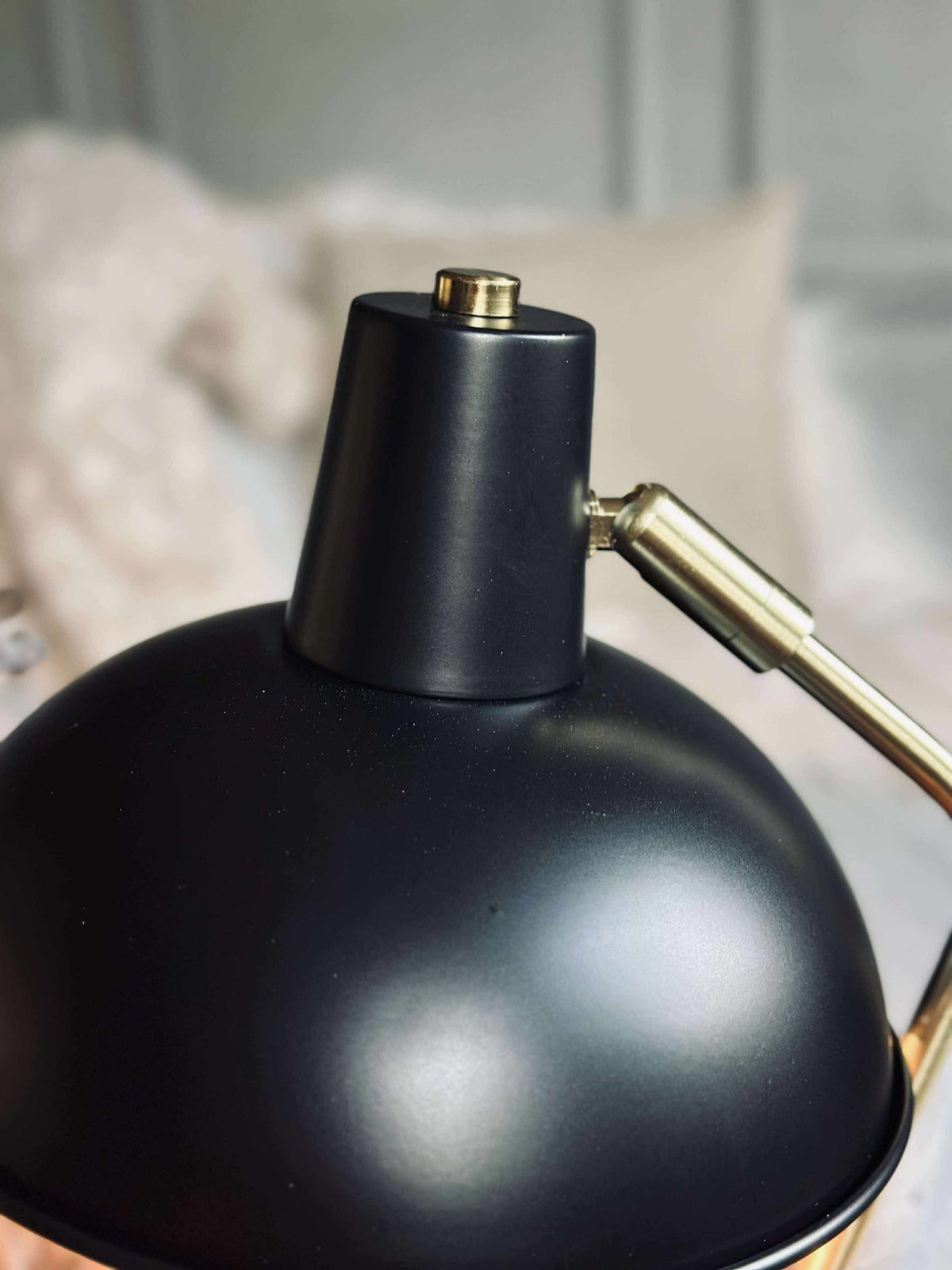 Tafellamp Retro - Zwart / goud
