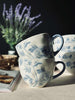 Beker Flora Blauw