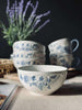 Kom Flora Blauw