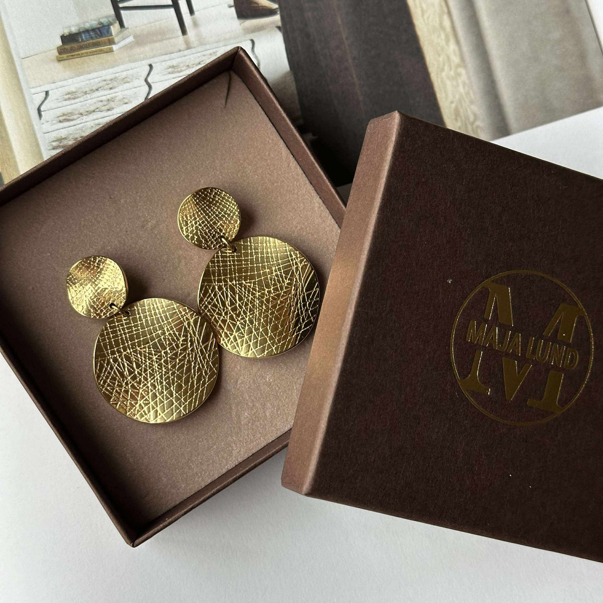 Oorbellen ALBERTE - 18k verguld