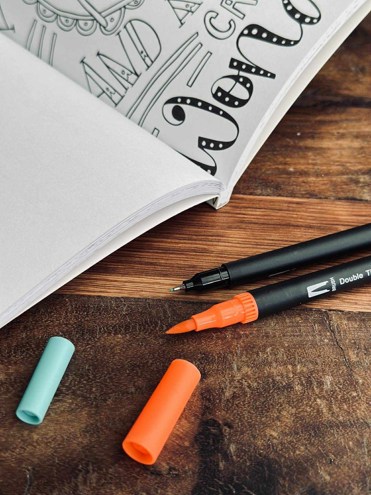 120 Dubbelzijdige Watergedragen Brushpens