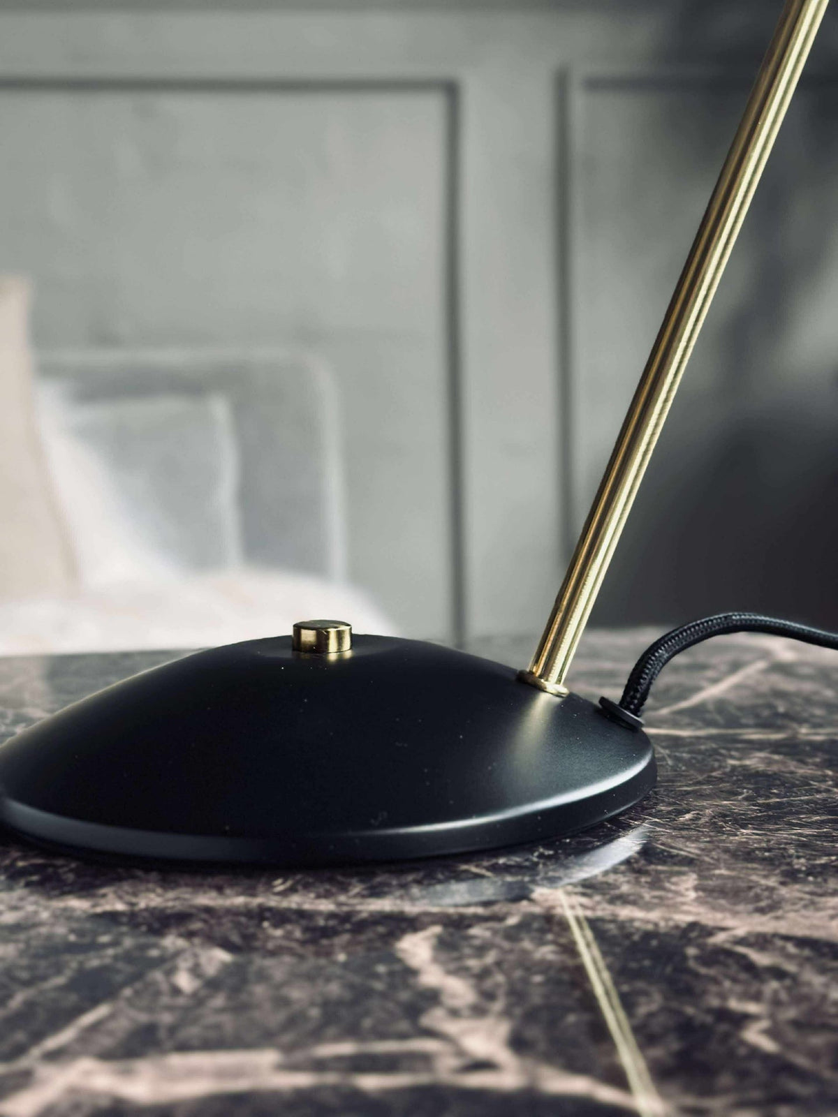 Tafellamp Retro - Zwart / goud