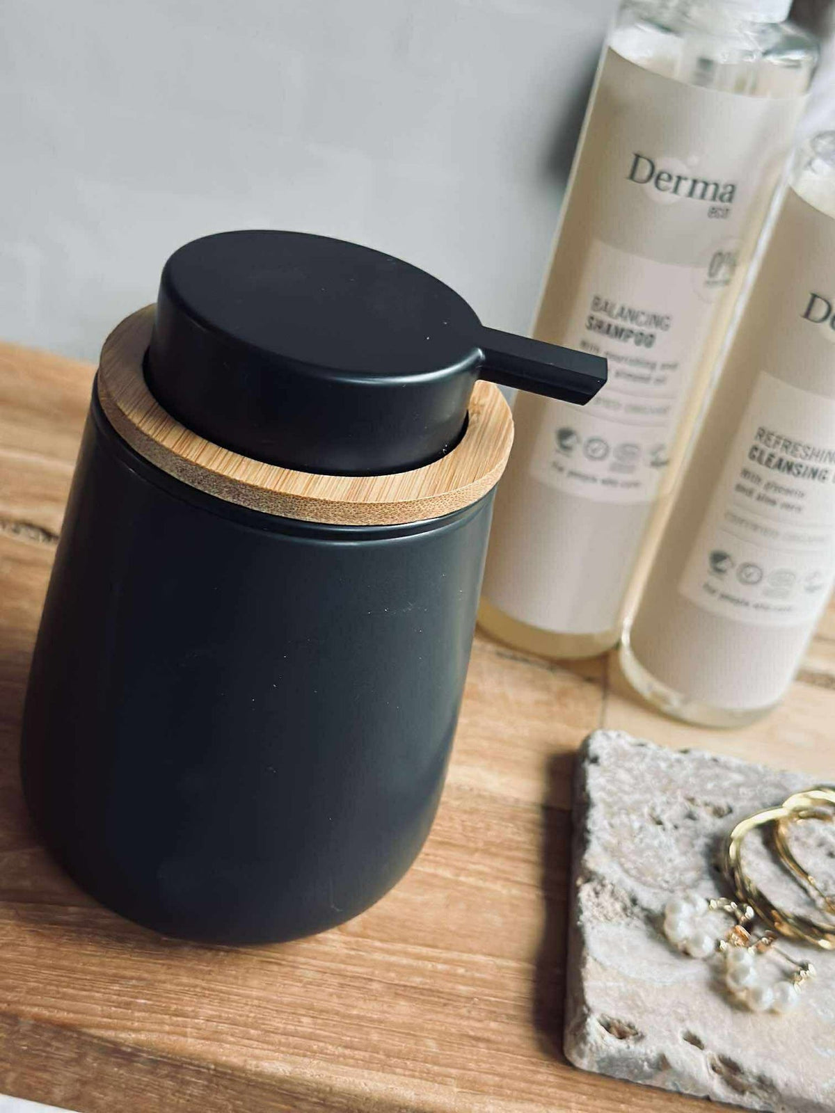 Zeepdispenser met pomp Black - Dolomite