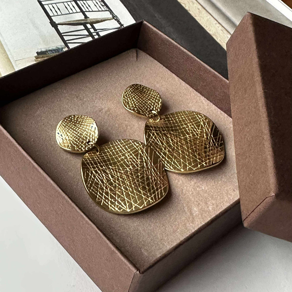Oorbellen ALBERTE - 18k verguld