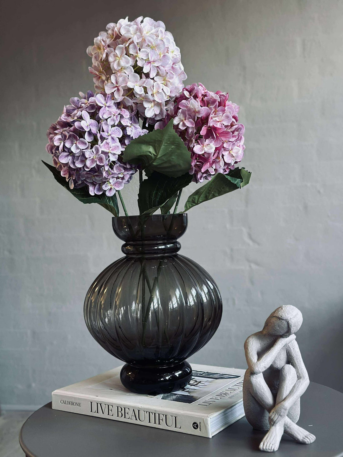 Boeket - Hortensia Roze / Paars