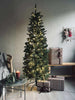 Kerstboom met lichtslinger