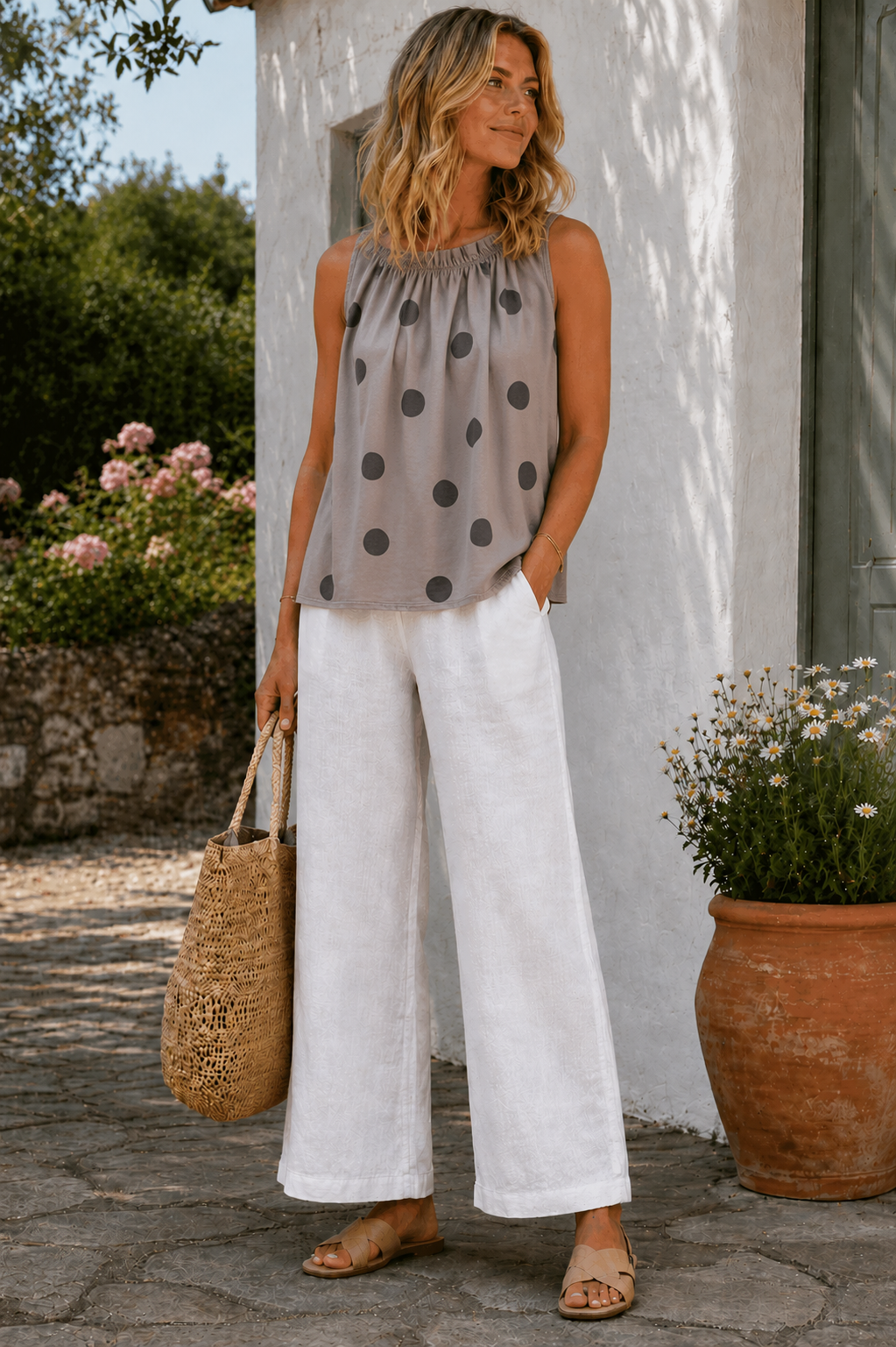 Blouse top Lucina - Fango