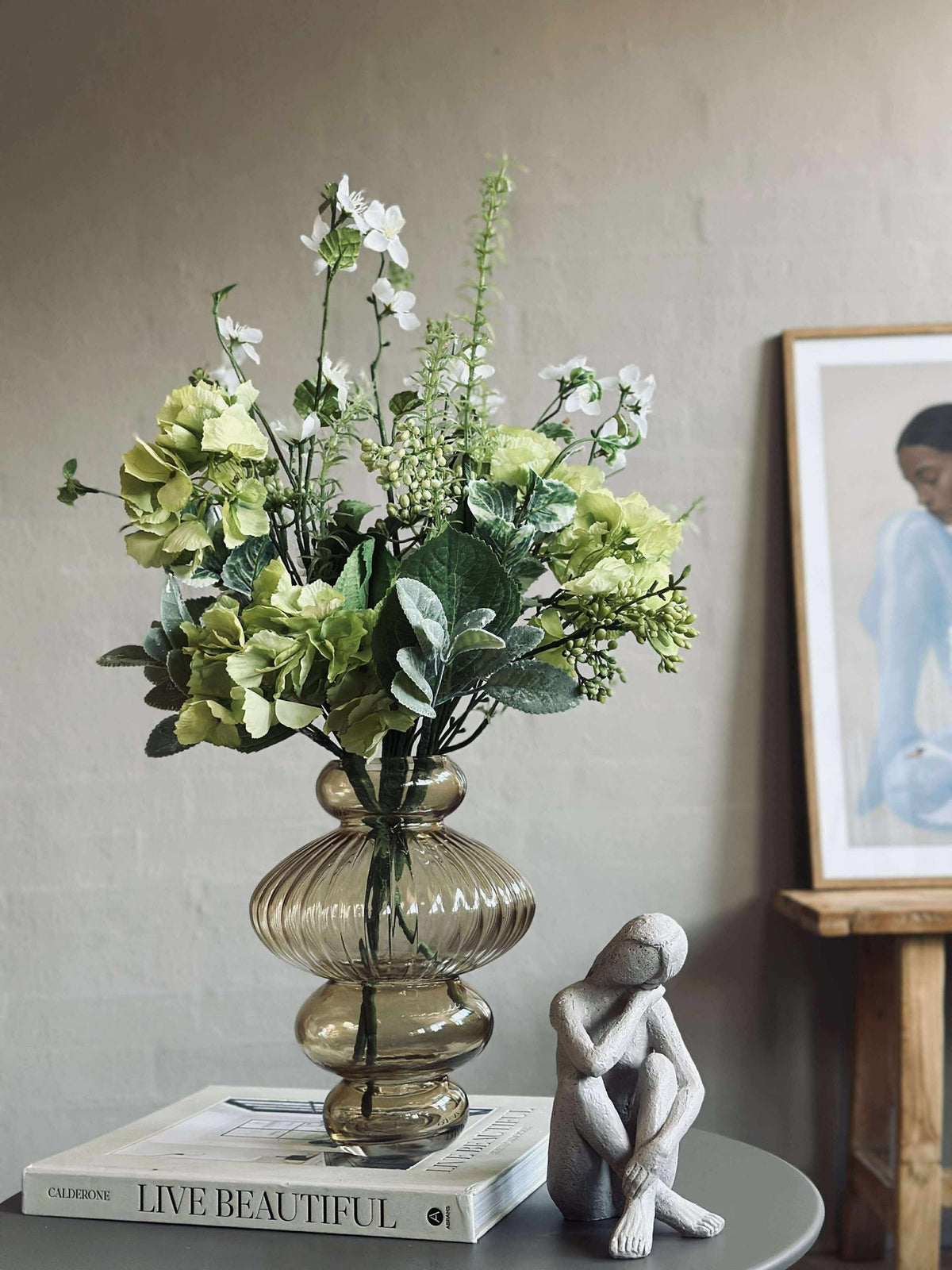 Boeket Hortensia - Lime