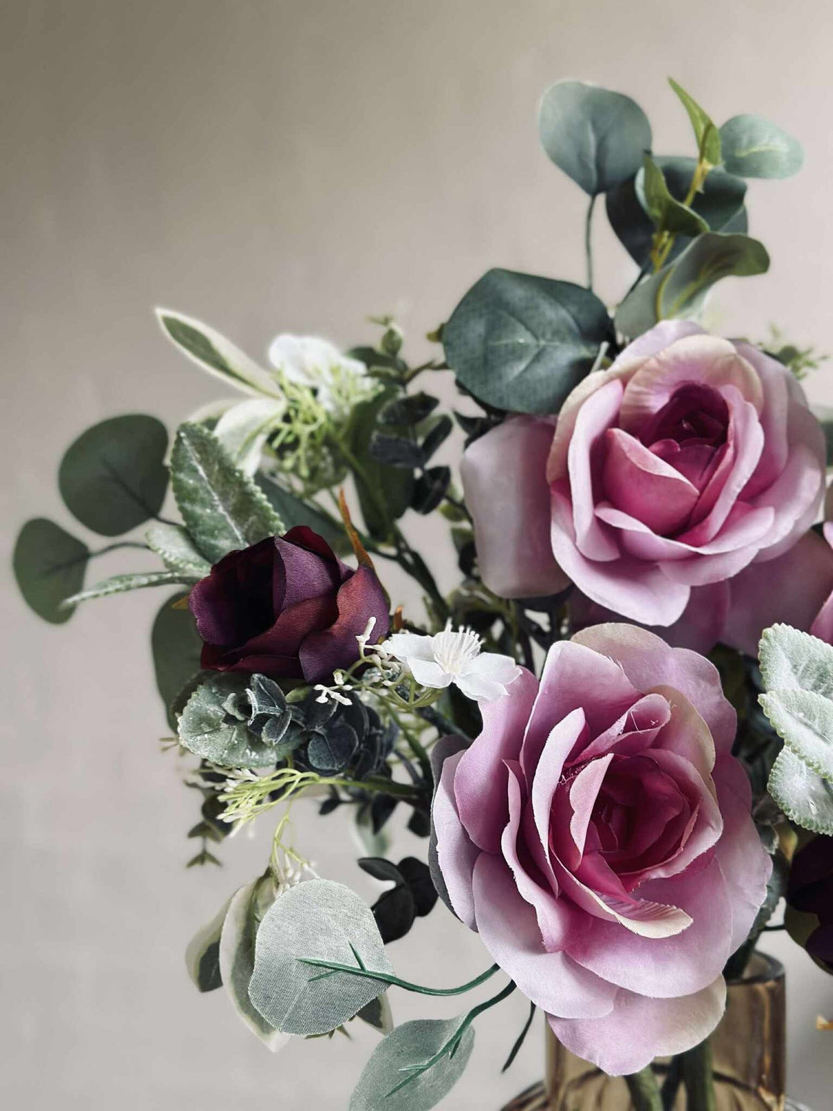 Boeket met rozen - Roze