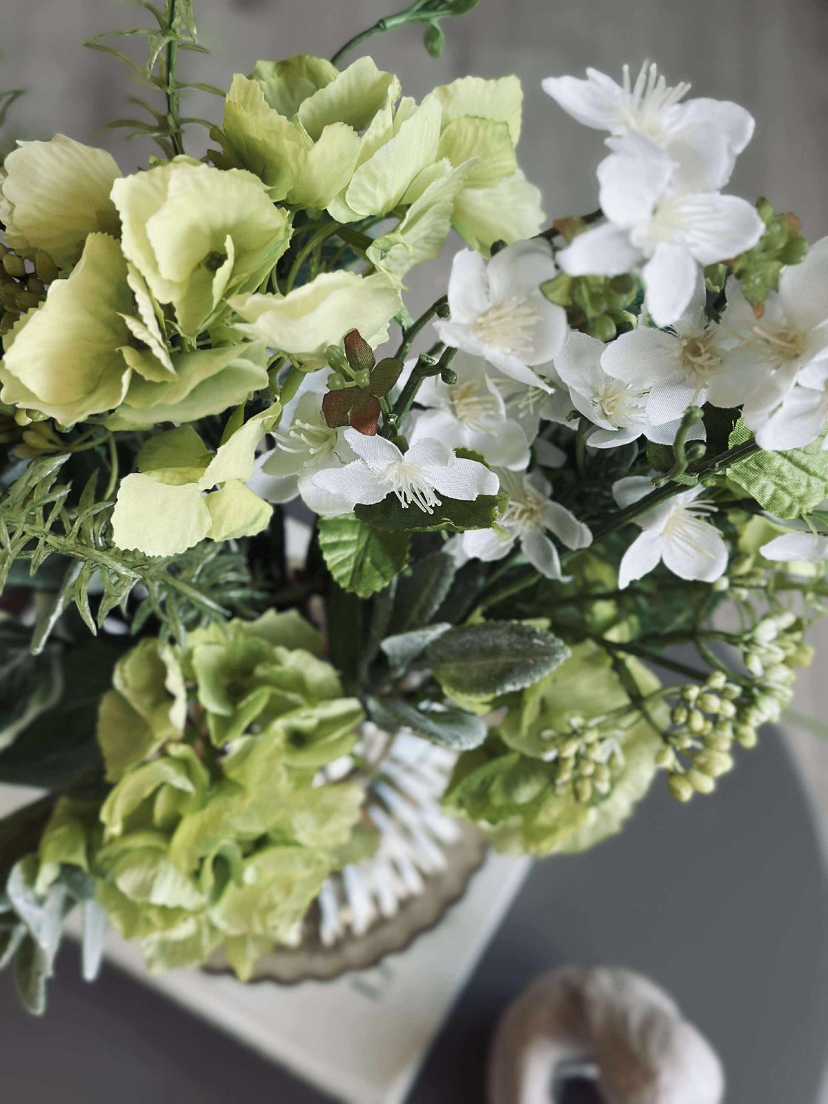 Boeket Hortensia - Lime
