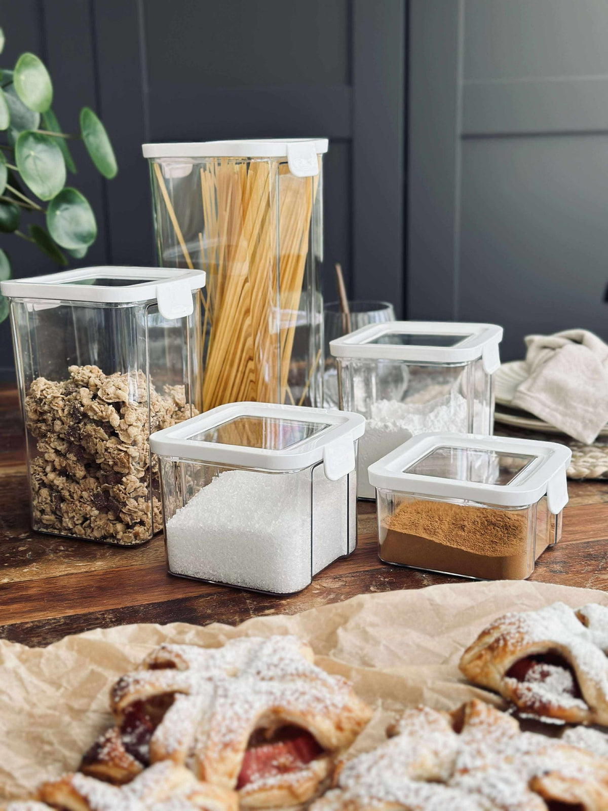 Opbergdozen – Set van 5 st.