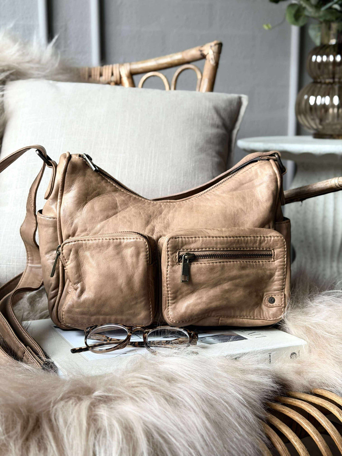 Schoudertas Sienna - Camel