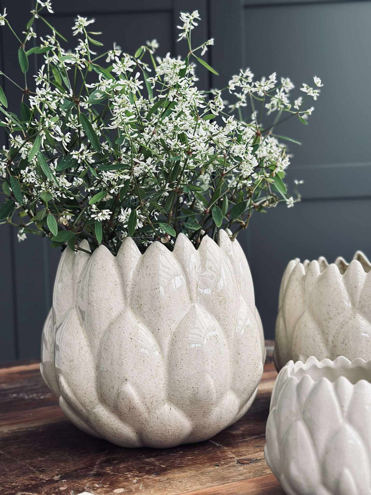 Plantenpot Wit - Meerdere maten