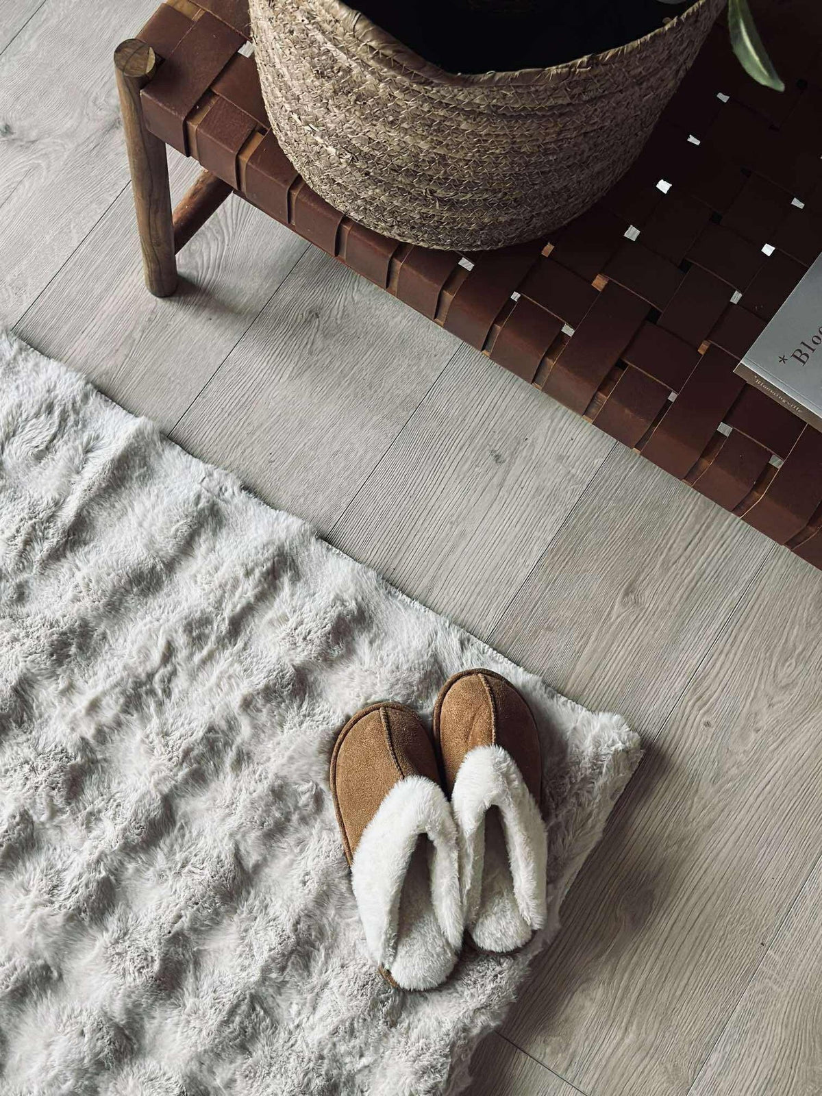 Vloerkleed Plys - 60x90 Beige