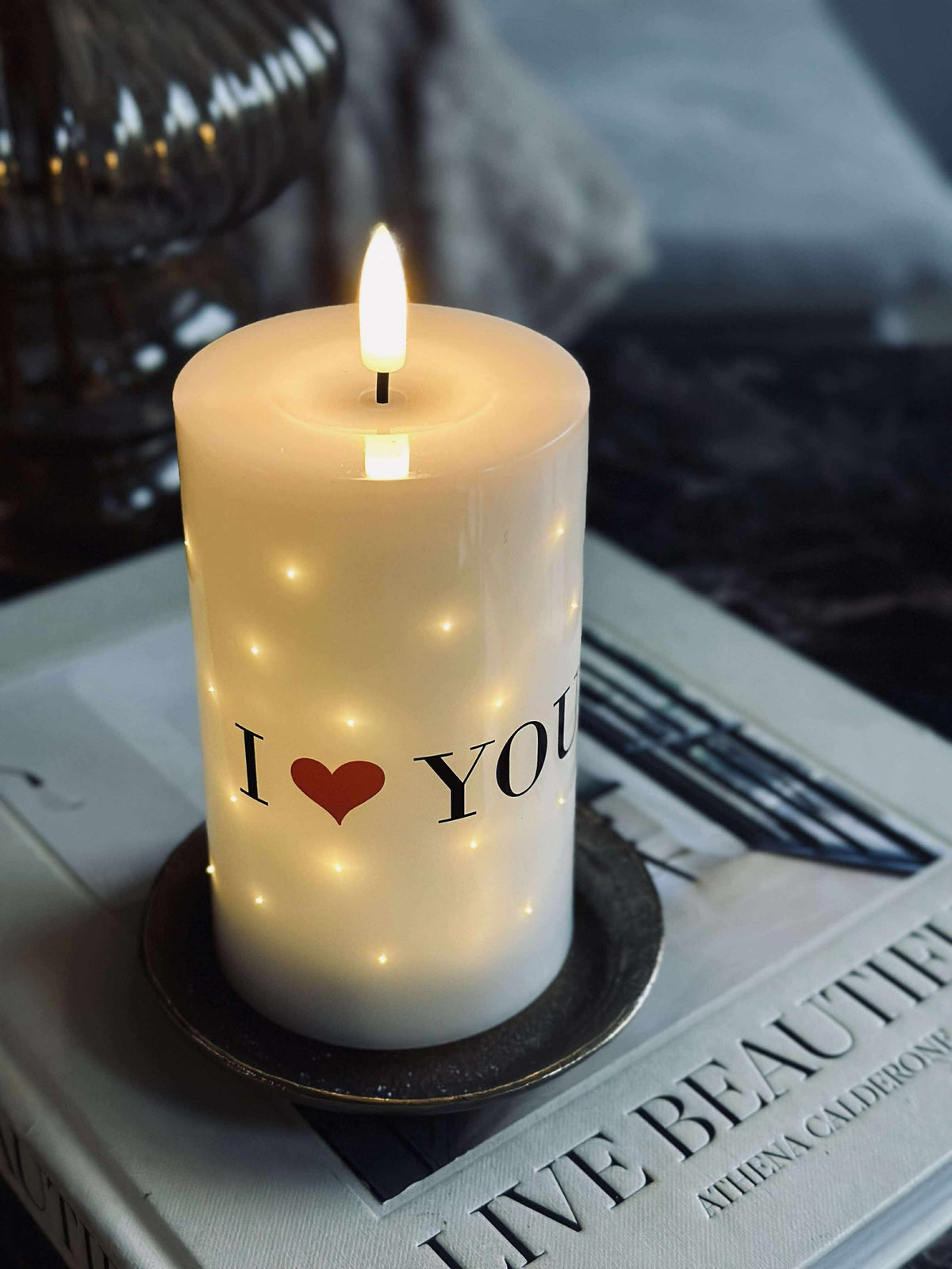 LED Blokkaars TWINKLE - Love