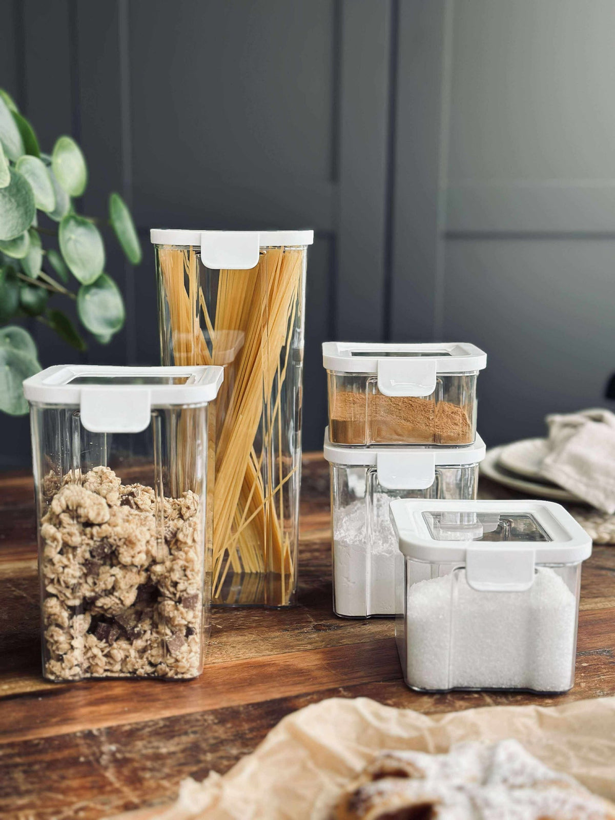 Opbergdozen – Set van 5 st.