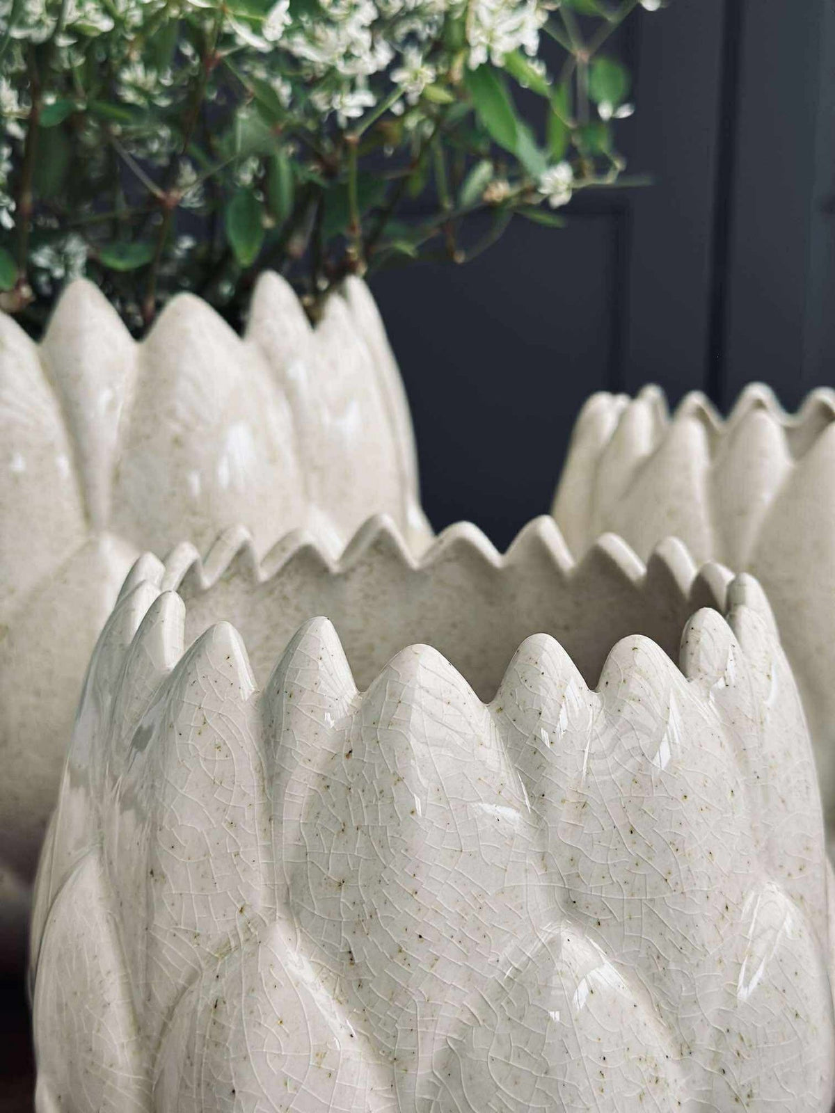 Plantenpot Wit - Meerdere maten