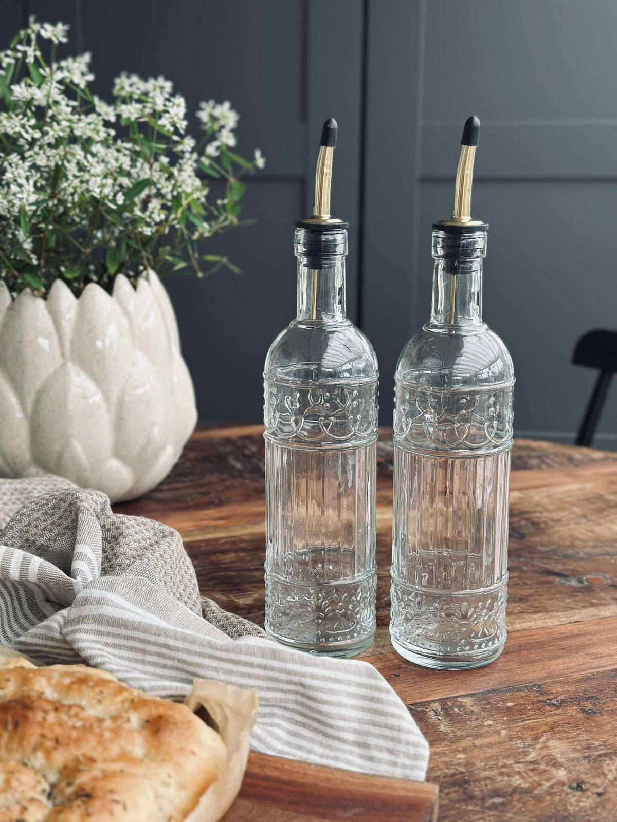 Olie / azijn fles - Set van 2