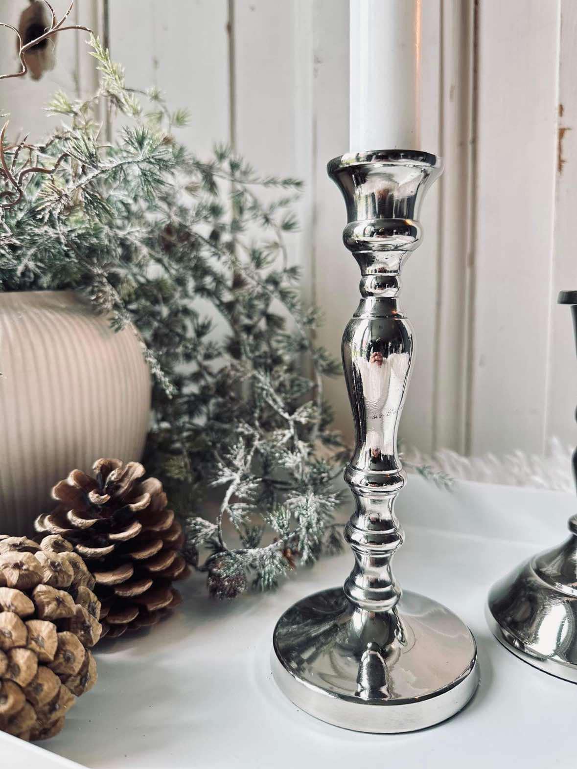 Kandelaar Silver 11cm