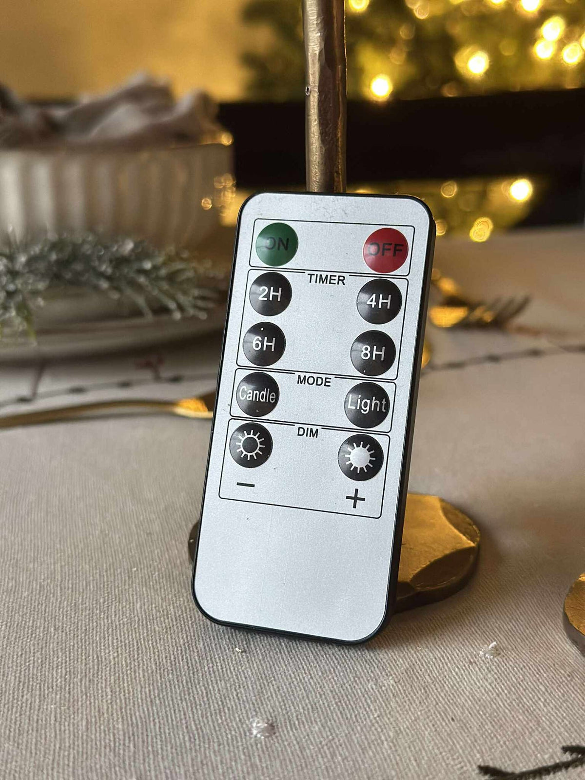 LED Kaarsen 2 st. - Kerstboom goud