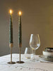 LED dinerkaarsen 2 st. - kerstboom groen
