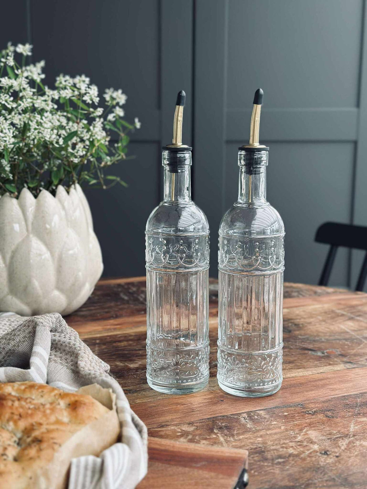 Olie / azijn fles - Set van 2