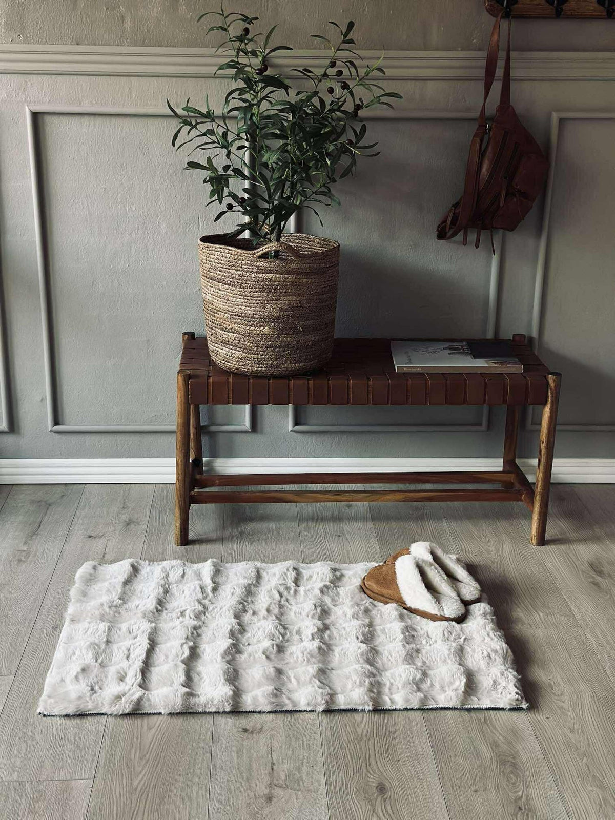 Vloerkleed Plys - 60x90 Beige