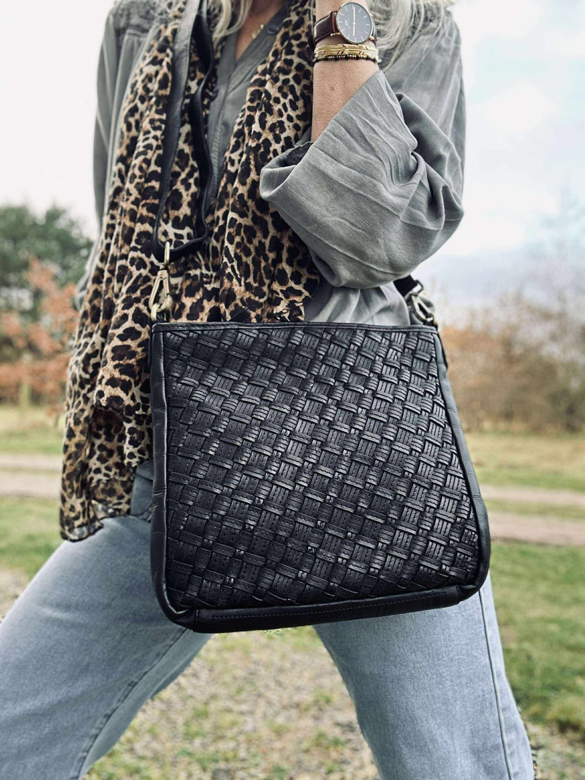 Crossbody Mika medium - Black