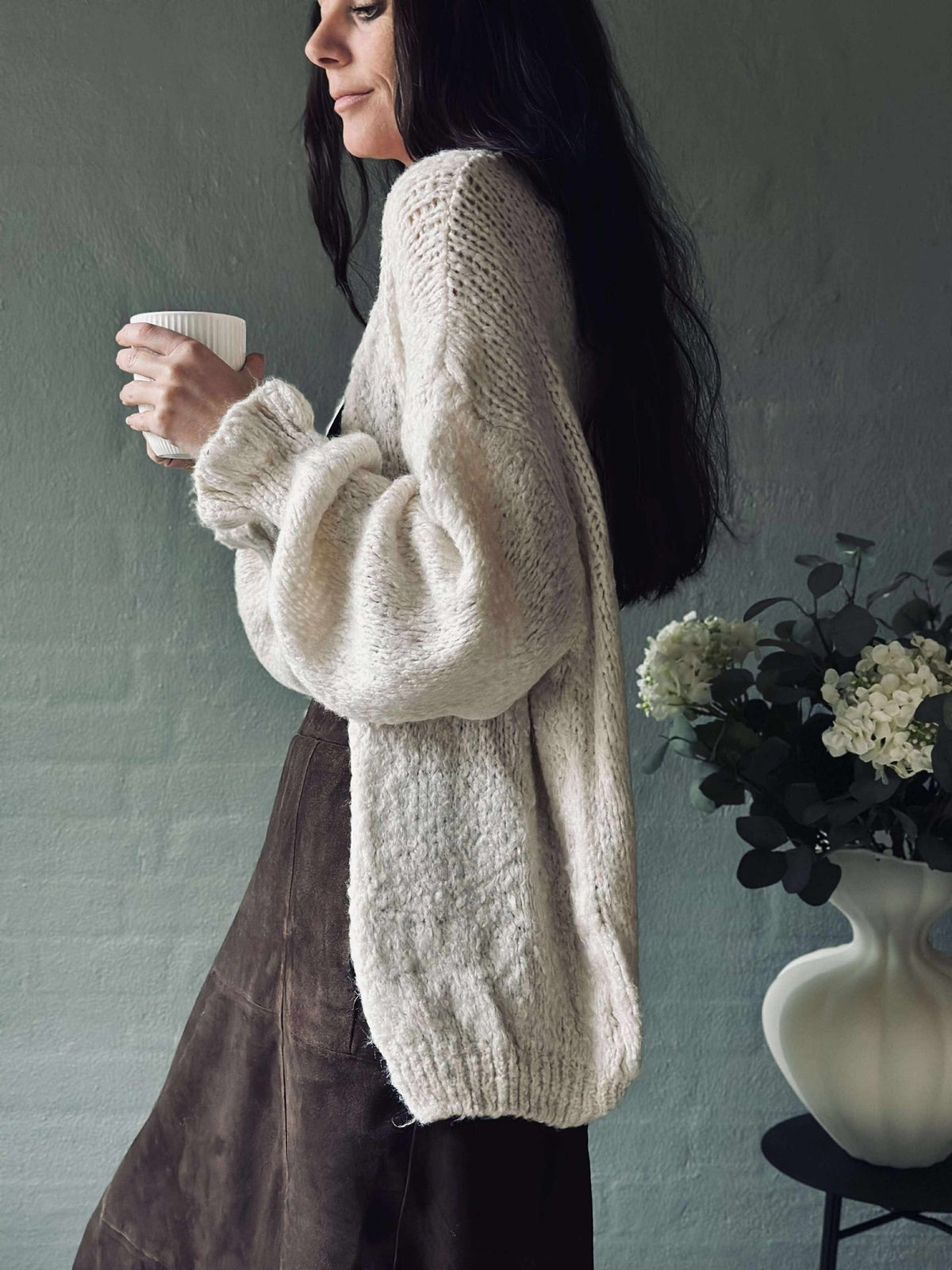 Cardigan Oversized - Off white