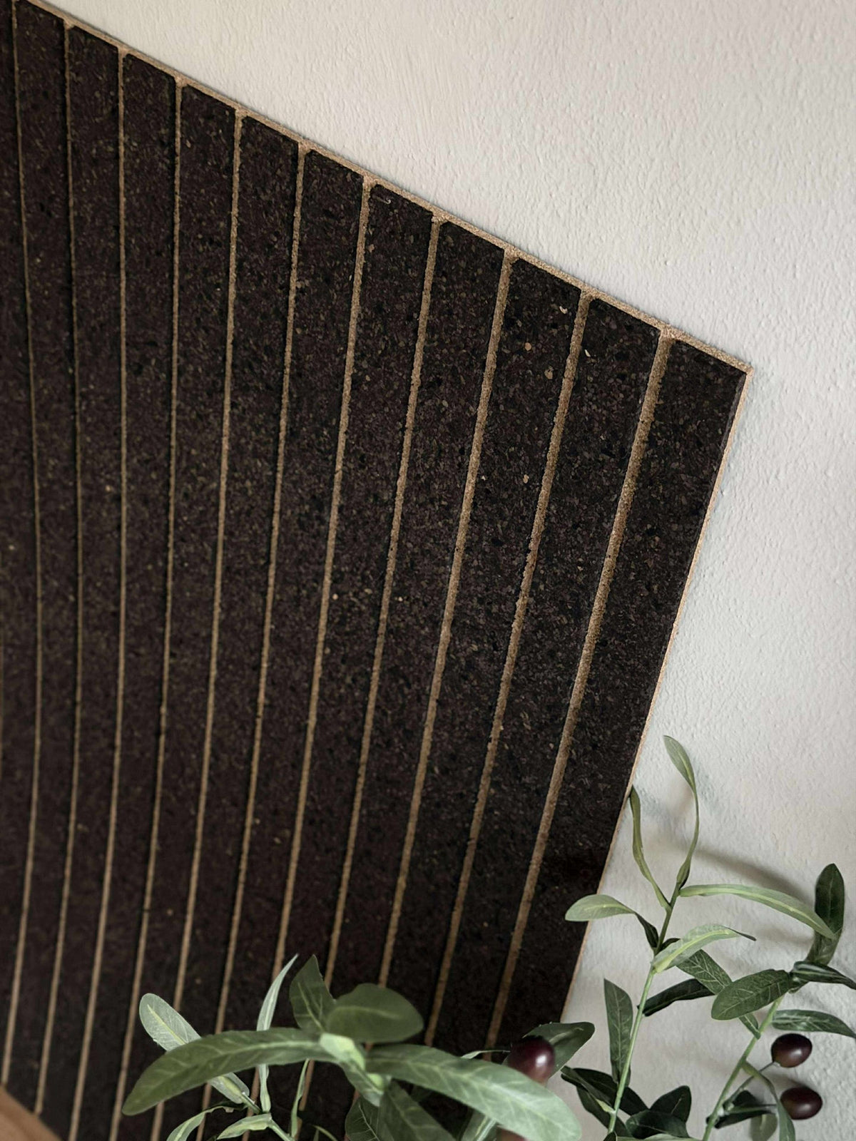 Kurkplaat met paneeleffect NEW Dark - Geluidsdempend