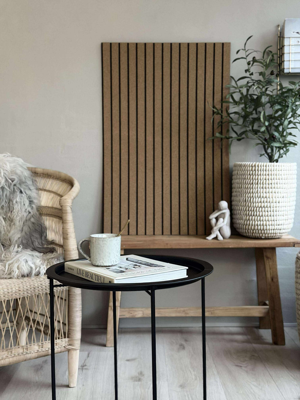 Kurkplaat met paneeleffect NEW Light - Geluidsdempend