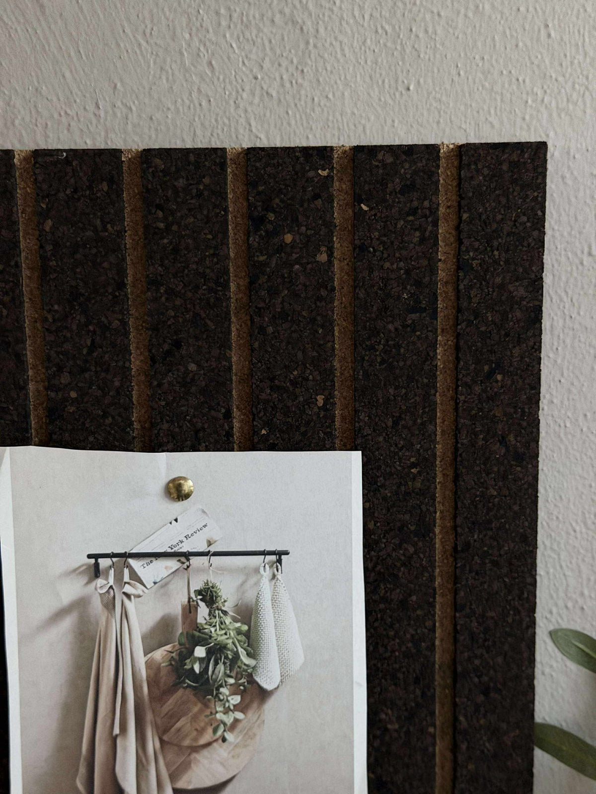 Kurkplaat met paneeleffect NEW Dark - Geluidsdempend