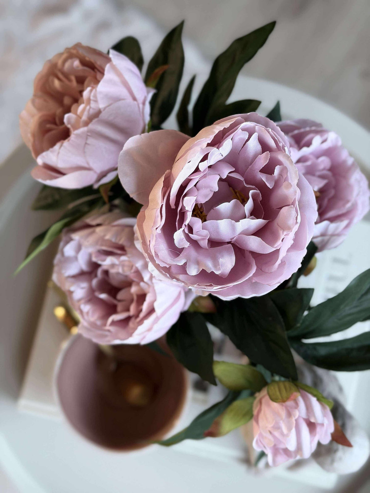 Pioen in pot - Roze