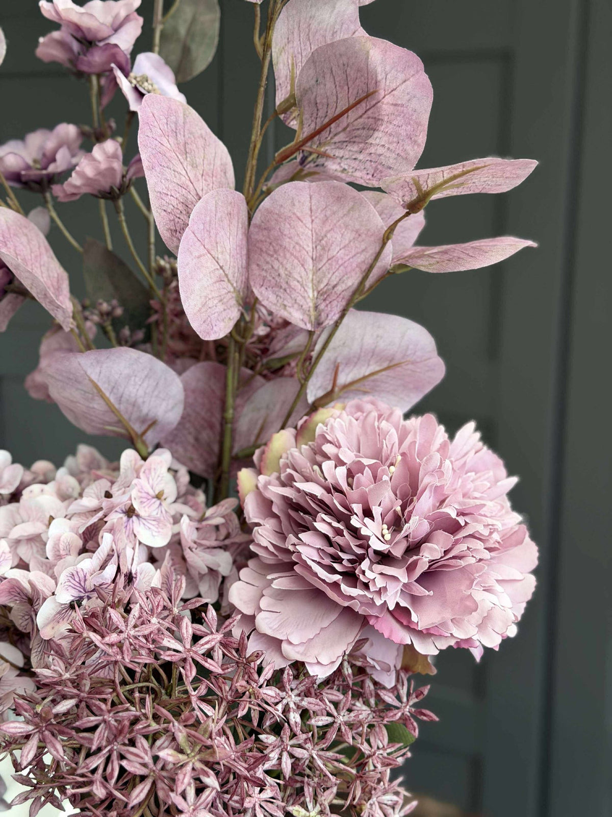 Boeket met hortensia - Lila / roze