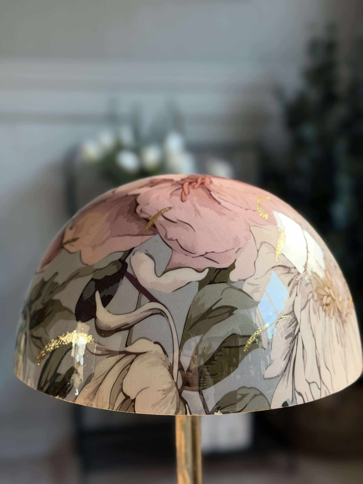 Tafellamp flower / gold