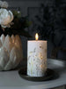 LED Blokkaars Flower TWINKLE - 12,5 cm