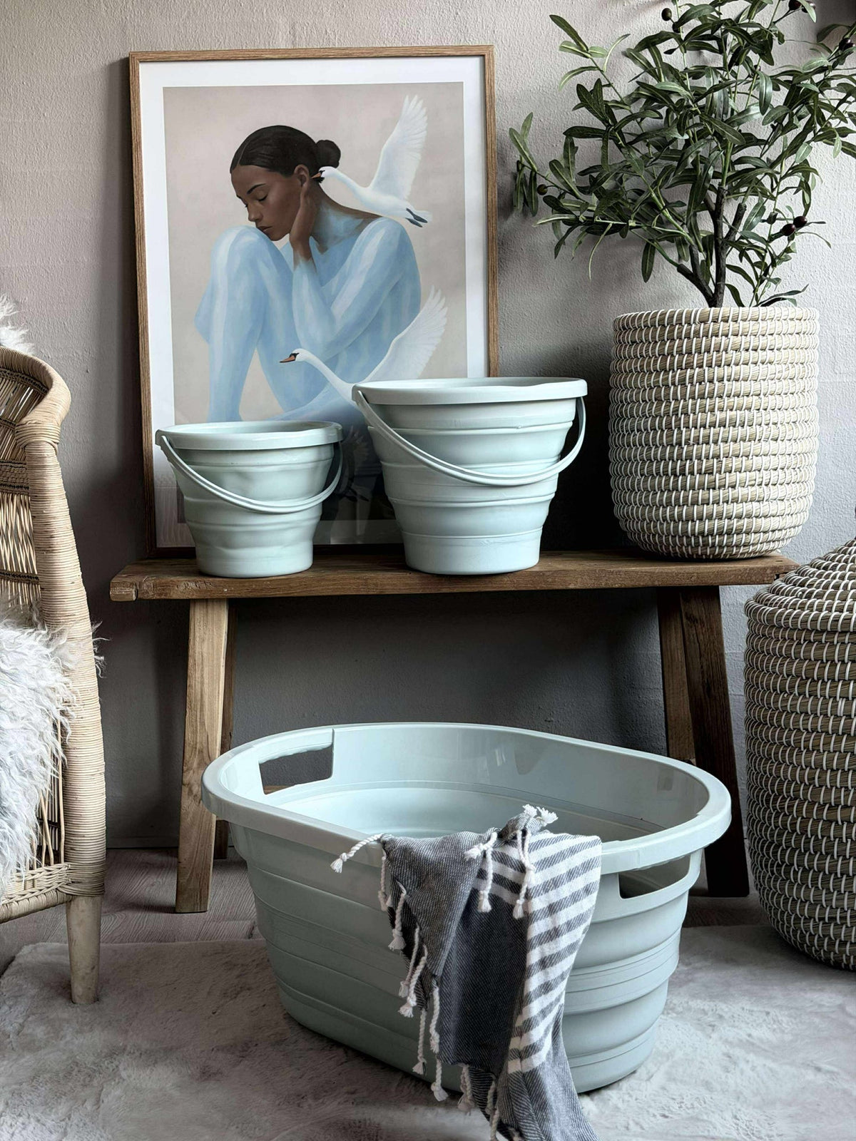 Mand Mint - Opvouwbaar 40 liter