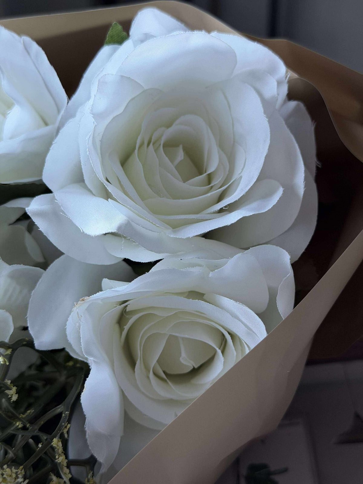Boeket met hortensia - Wit