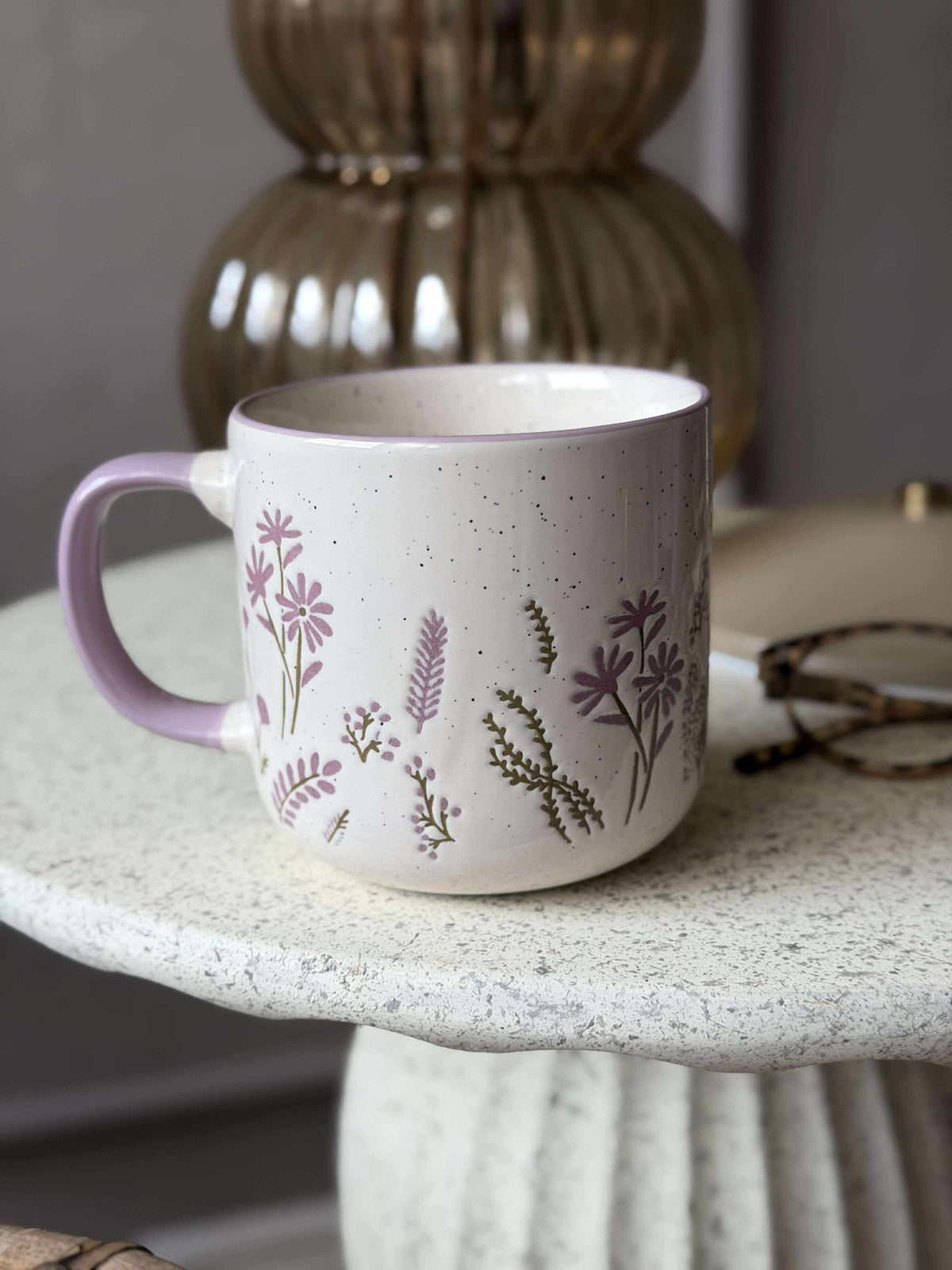 Mok met bloemen  - MIX