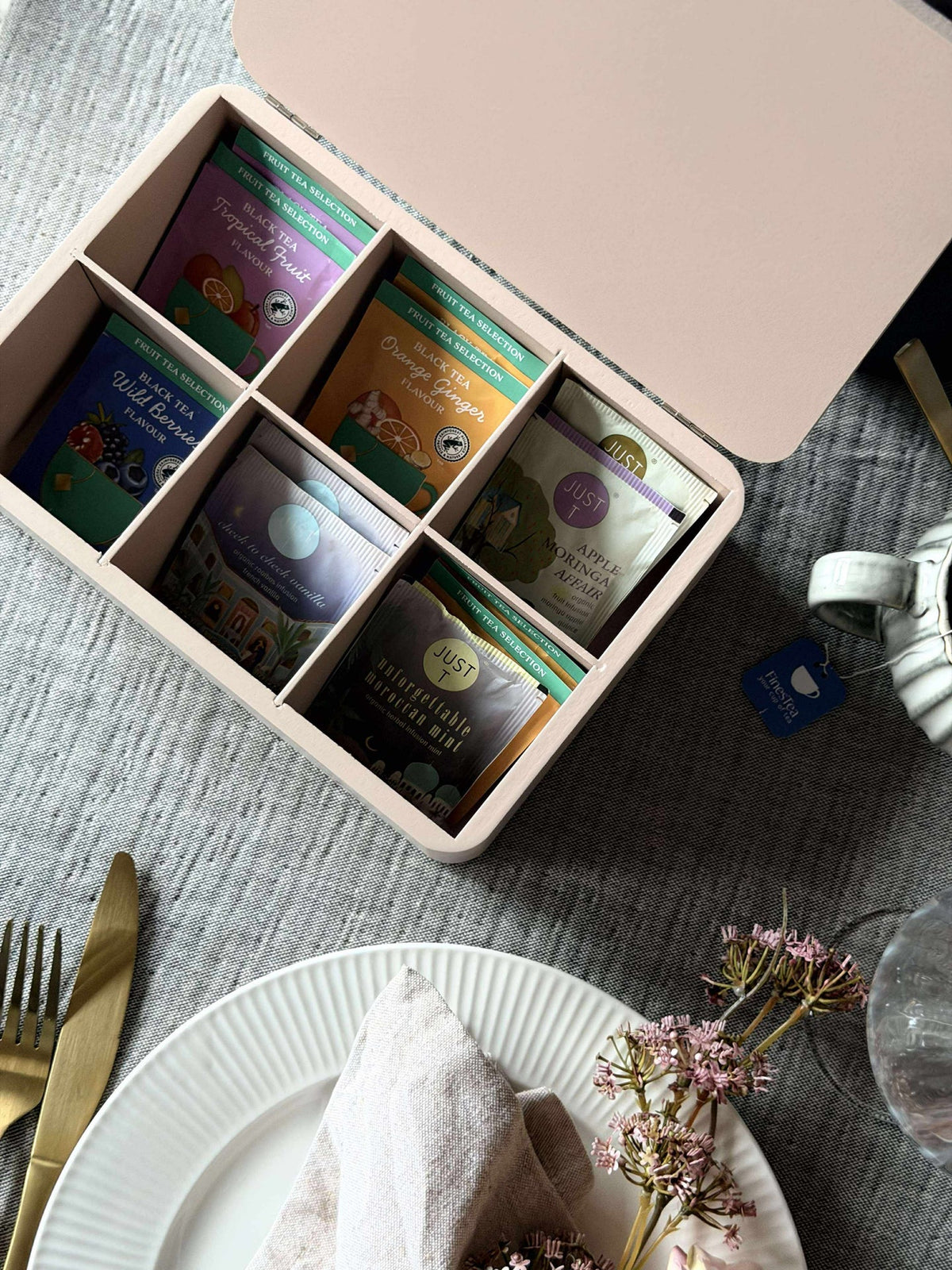 TEA doos - Crème of Roze