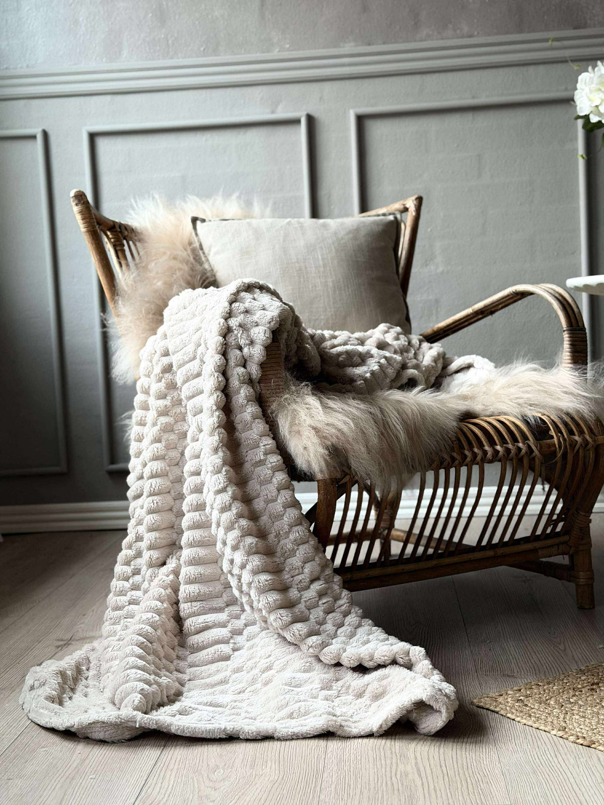 Plaid SUPER SOFT - Zand