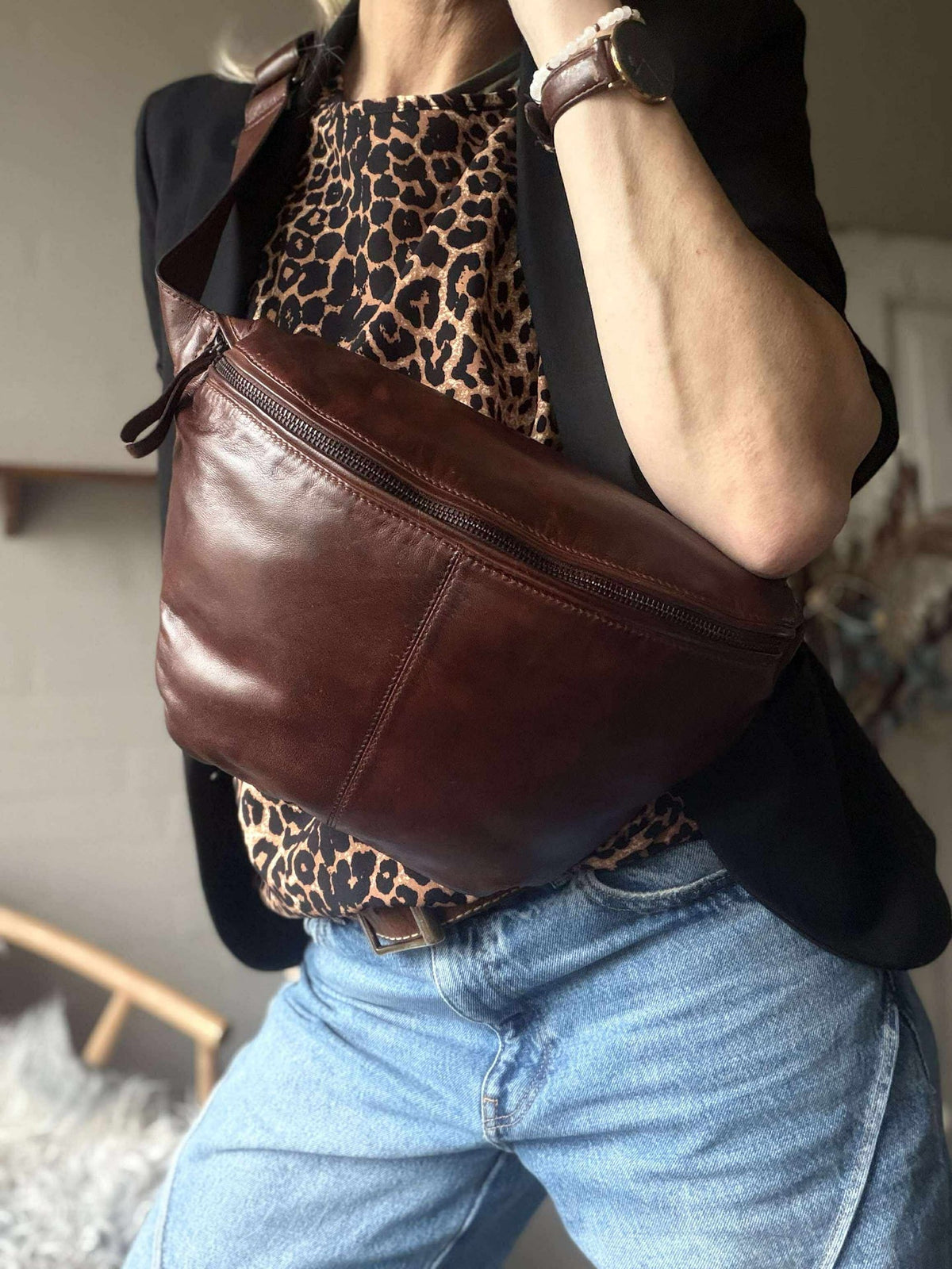 Bumbag Olivia Dark Cognac
