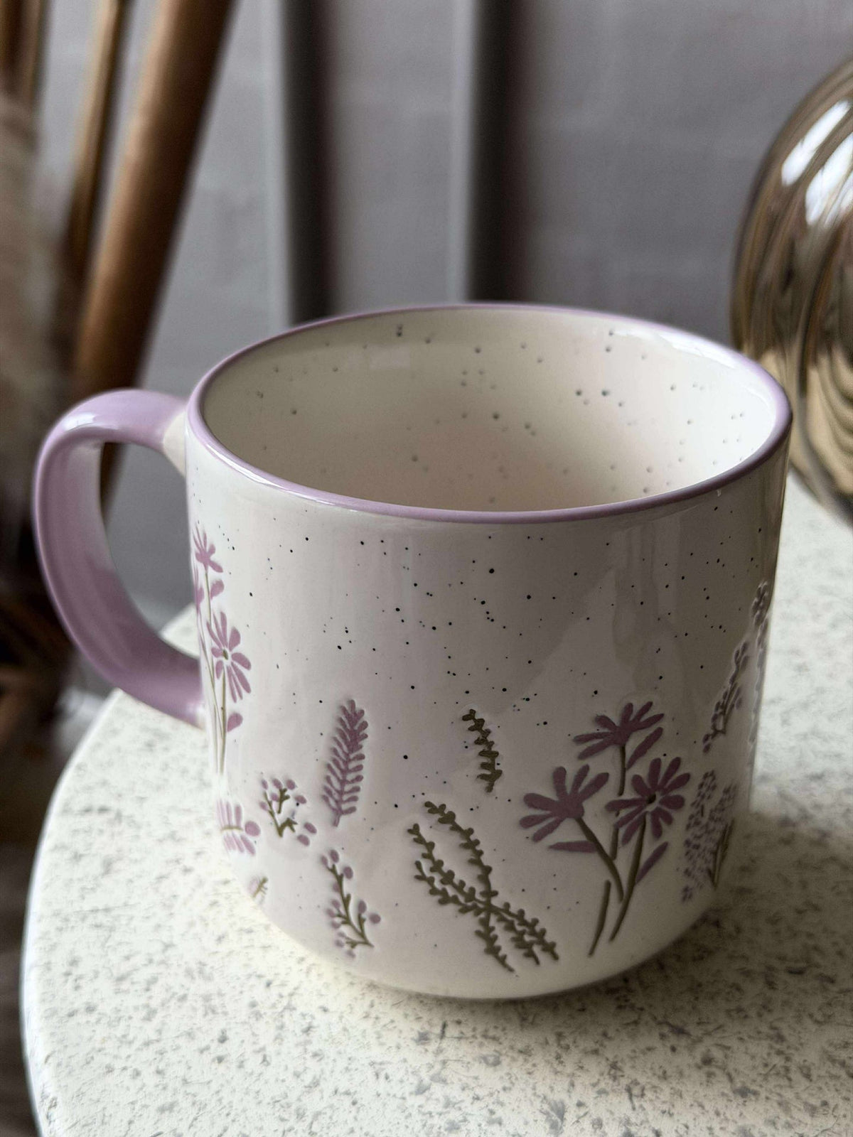 Mok met bloemen  - MIX