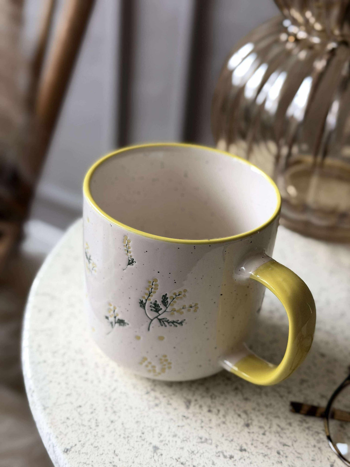 Mok met bloemen  - MIX