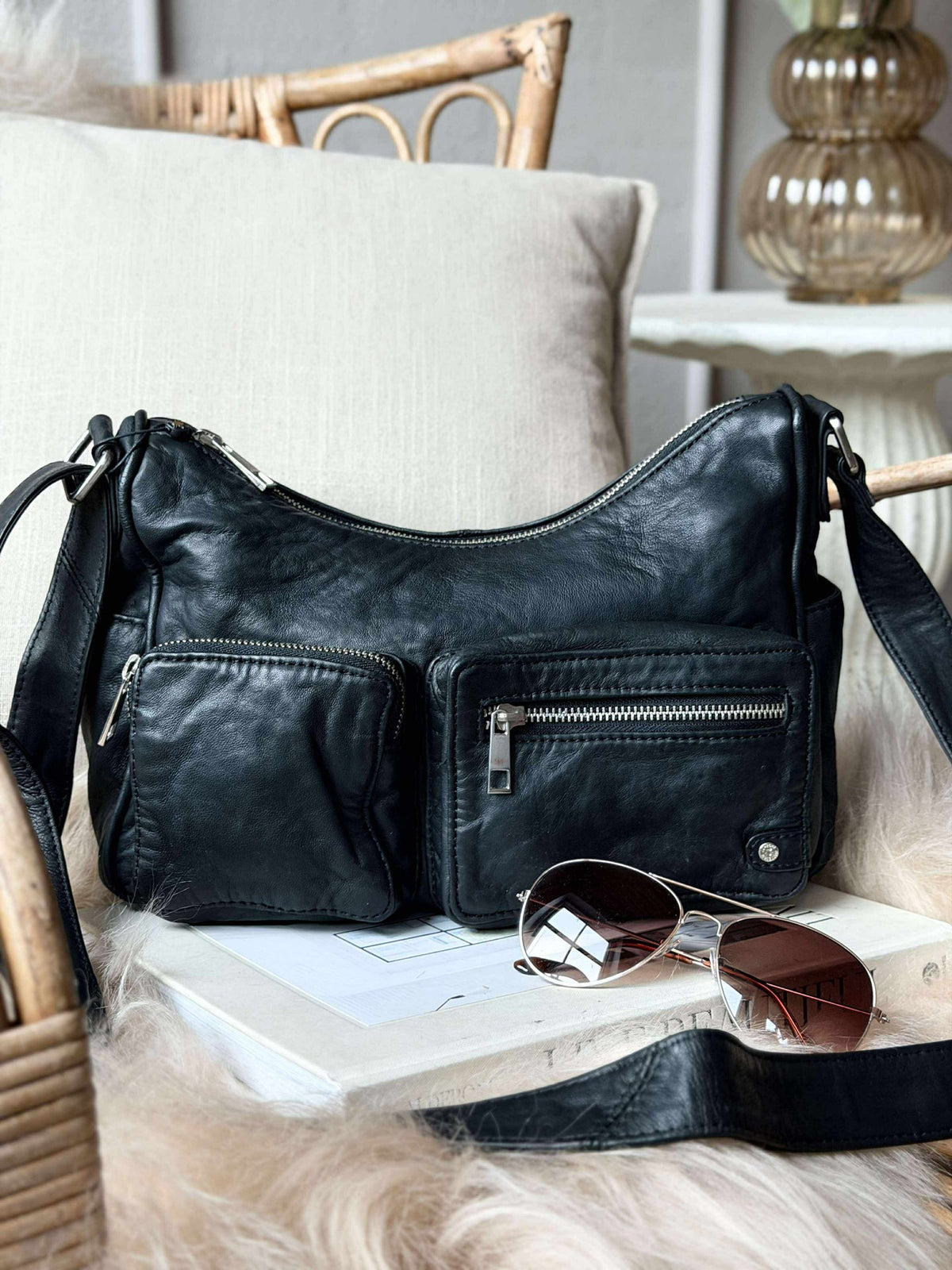 Schoudertas Sienna - Black Nero