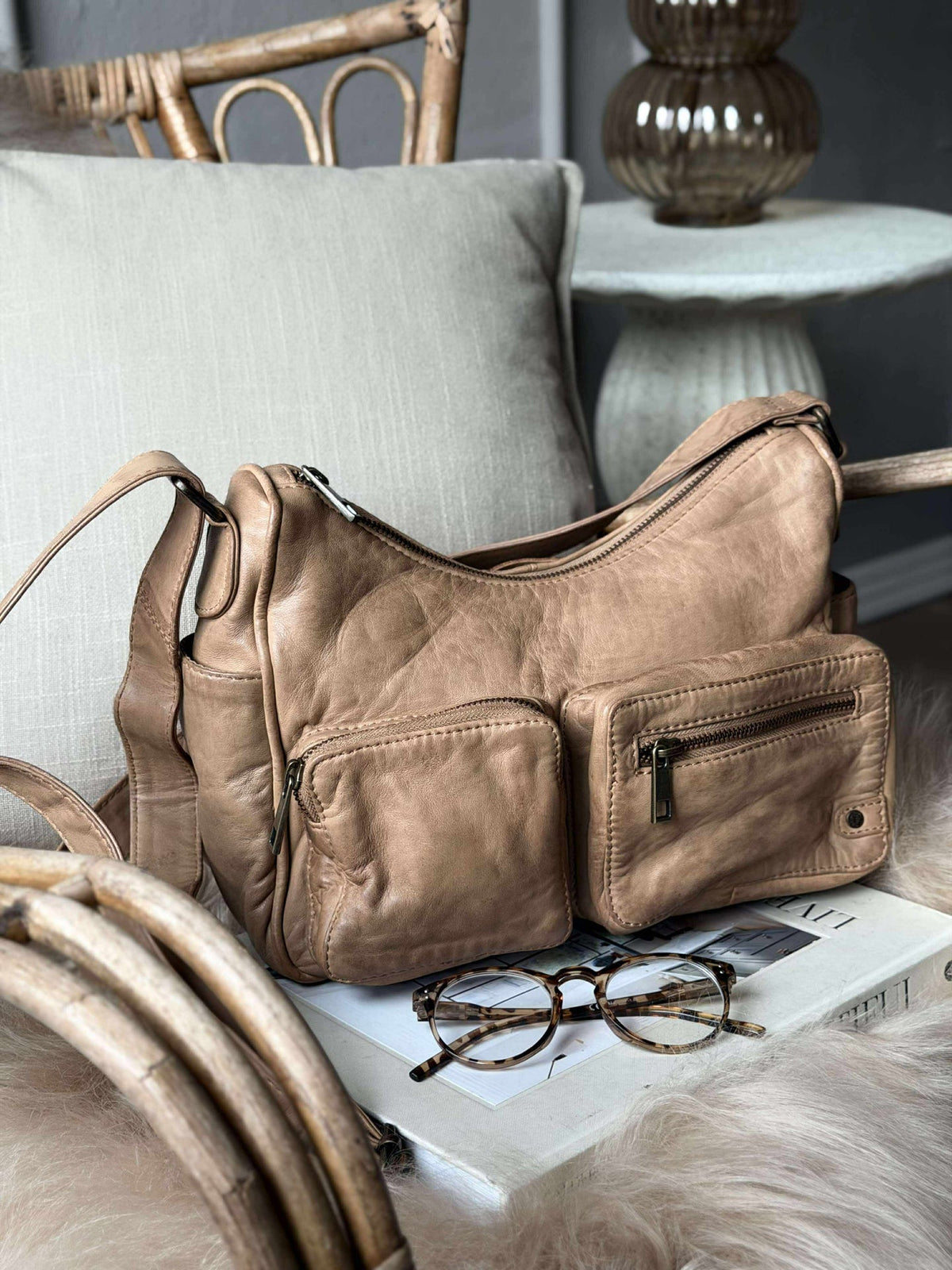 Schoudertas Sienna - Camel