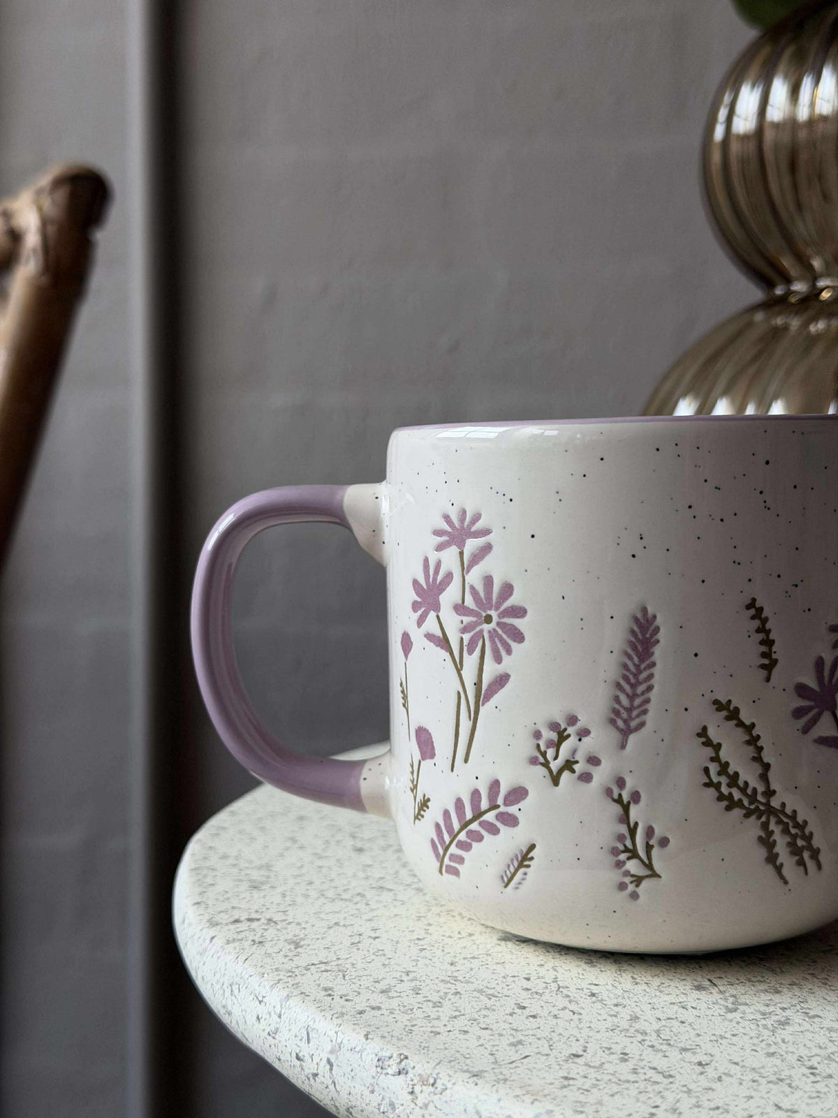 Mok met bloemen  - MIX
