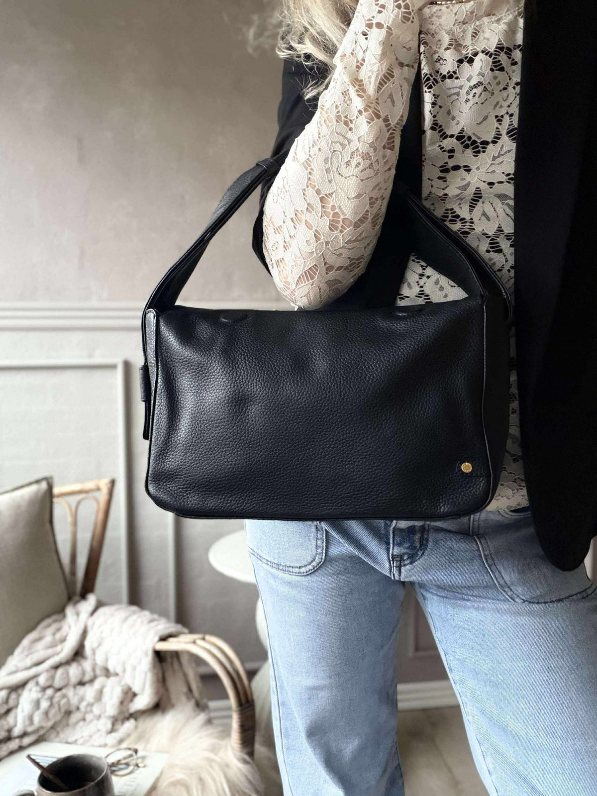 Schoudertas Dalia - Black